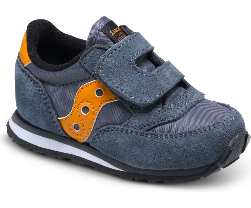 Tenis Saucony Baby Jazz Hook & Loop Niños Grises Naranjas | México 710ILHS